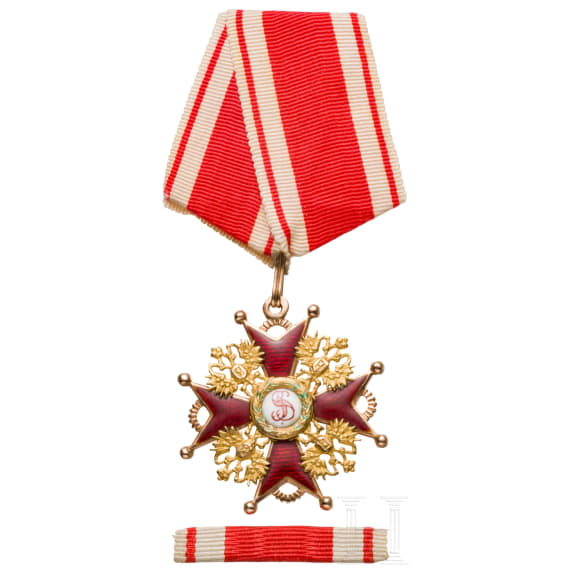 St.-Stanislaus-Orden - Kreuz 3. Klasse, Russland, um 1900