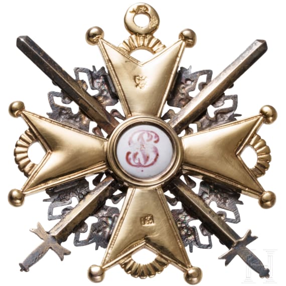 St.-Stanislaus-Orden - Kreuz 3. Klasse mit Schwertern, Russland, um 1880