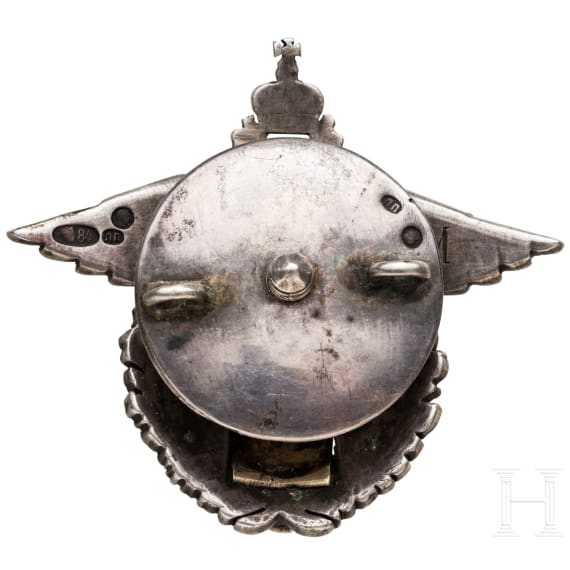 Abzeichen f&uuml;r Absolventen der Milit&auml;rschule von Odessa, Russland, um 1915
