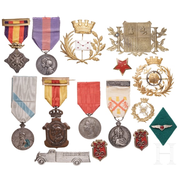 Sammlung Auszeichnungen, Spanien, 20. Jhdt.