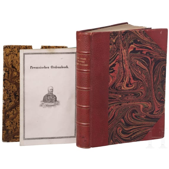 A book "The orders, coats of arms and flags of all rulers and states"