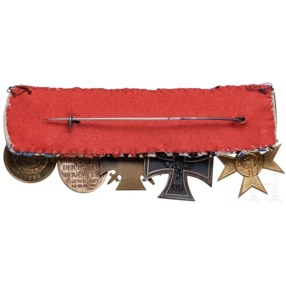F&uuml;nfteilige Ordensschnalle mit Etui