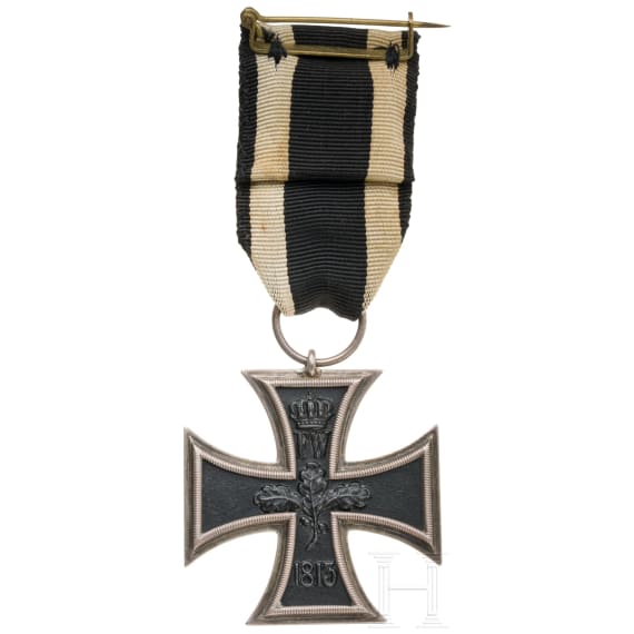 Eisernes Kreuz 2. Klasse 1870 mit Jubil&auml;ums-Eichenlaub "25"