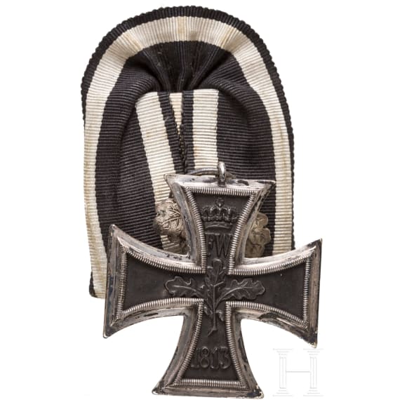 Replik des Eisernen Kreuzes 1870 2. Klasse mit Jubil&auml;ums-Eichenlaub