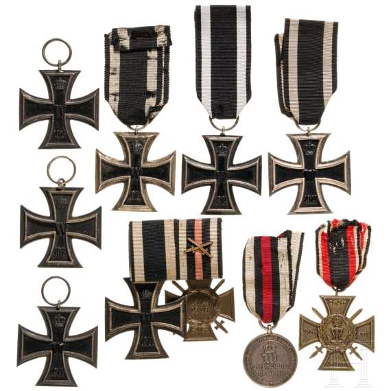 Sieben Eiserne Kreuze 2. Klasse von 1914