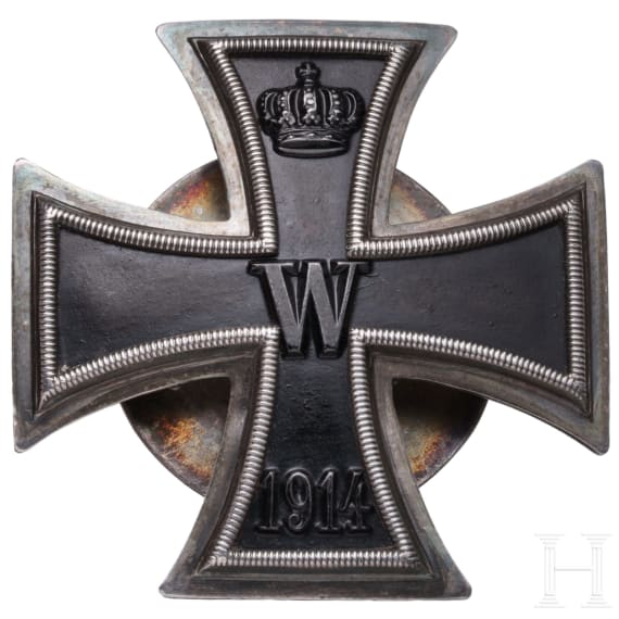 Eisernes Kreuz 1914 1. Klasse von J. H. Werner Berlin an Schraubscheibe