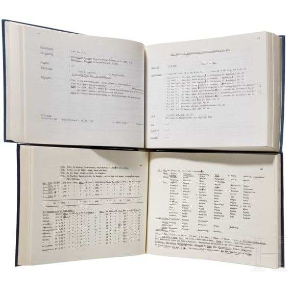 Konvolut Literatur zu Militaria (G. Wegner, Deutschlands Heere Bd. 4, 5, 8, 9 sowie drei Kataloge)