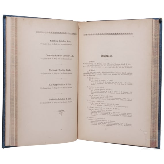 "Geschichte der k&ouml;niglich preu&szlig;ischen Fahnen und Standarten seit dem Jahre 1807", Band I und II