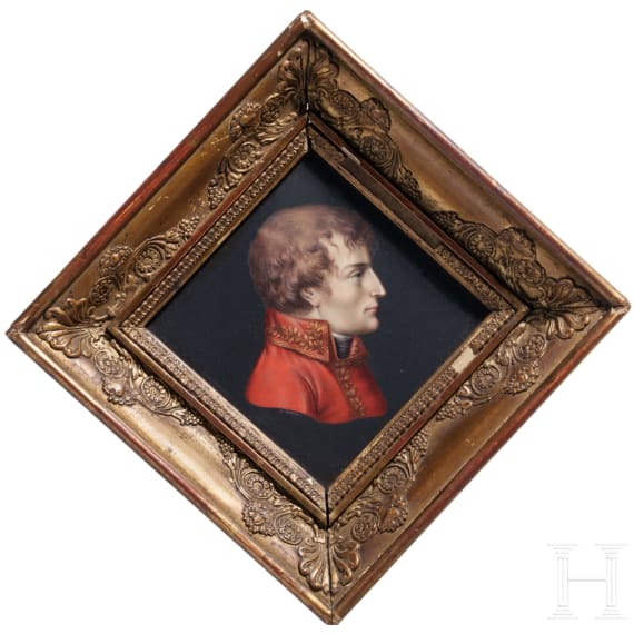 Ambroise Tardieu (1788 - 1841), Miniaturportrait des jungen Napoleon Bonaparte, Frankreich, um 1800