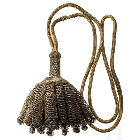 Goldsilbernes Portepee f&uuml;r Stabsoffiziere