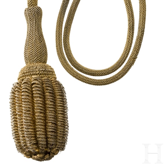 Goldenes Portepee f&uuml;r Stabsoffiziere