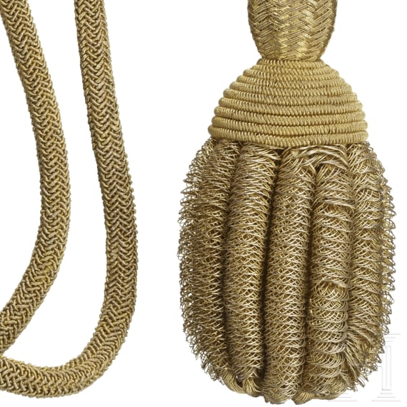 Goldenes Portepee f&uuml;r Stabsoffiziere