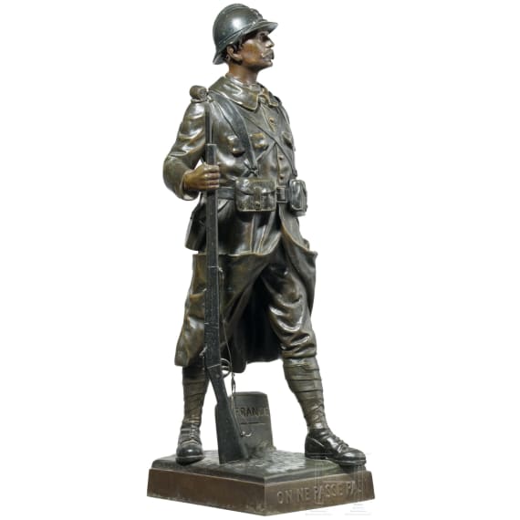 Franz&ouml;sischer Infanteriesoldat im Ersten Weltkrieg