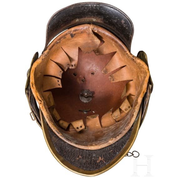 Herzogtum Savoyen - Raupenhelm f&uuml;r Angeh&ouml;rige der Feuerwehr, 19. Jhdt.