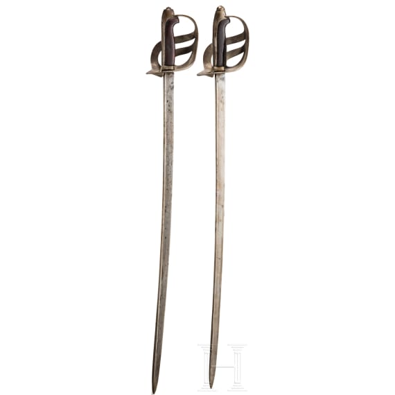 Zwei Kavalleries&auml;bel M 1873
