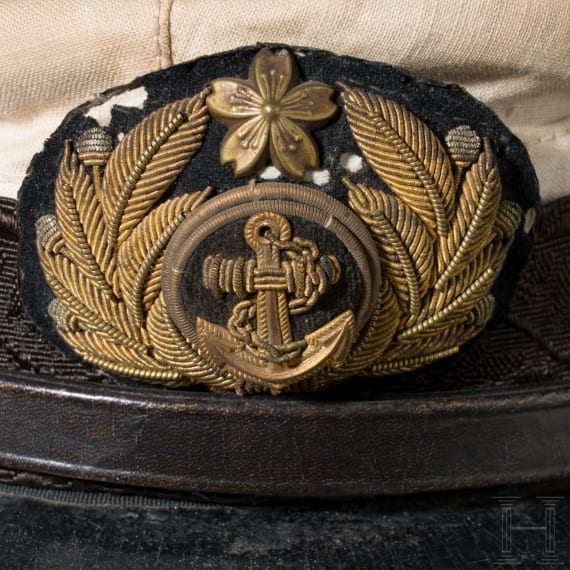 Schirmm&uuml;tze f&uuml;r einen Admiral der Kaiserlich Japanischen Marine, Meiji-Periode