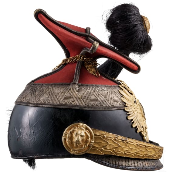 Tschapka f&uuml;r Subalternoffiziere im k.k. Landwehr-Ulanenregiment Nr. 3