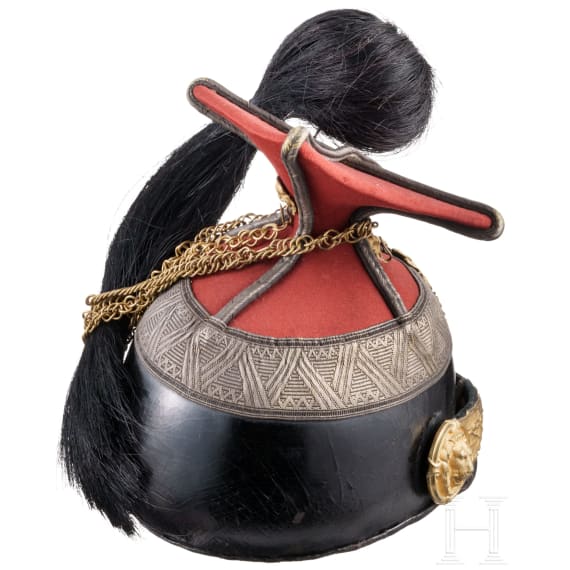 Tschapka f&uuml;r Subalternoffiziere im k.k. Landwehr-Ulanenregiment Nr. 3