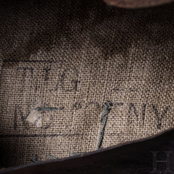 Hechtgraue Feldkappe M 1908 f&uuml;r Mannschaften der Landwehr