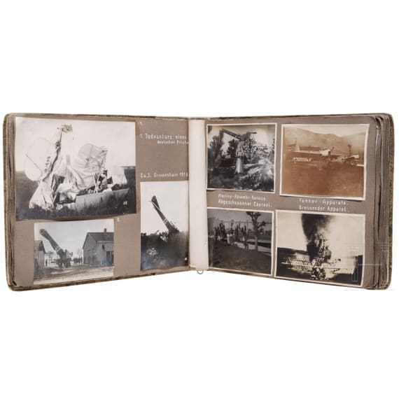 Fotoalbum eines k.u.k. Feldpiloten