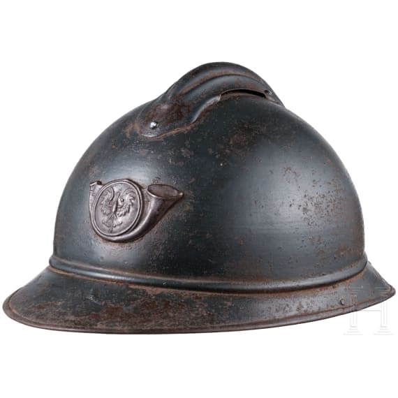 Stahlhelm M 15 Adrian f&uuml;r polnische Freiwillige in der franz&ouml;sischen Armee