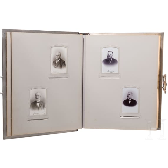 Landrat Dr. Georg von Borries - prunkvolles Fotoalbum zu seinem Abschied, Herford, 1902