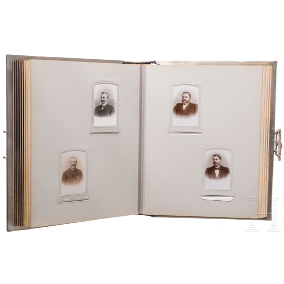 Landrat Dr. Georg von Borries - prunkvolles Fotoalbum zu seinem Abschied, Herford, 1902