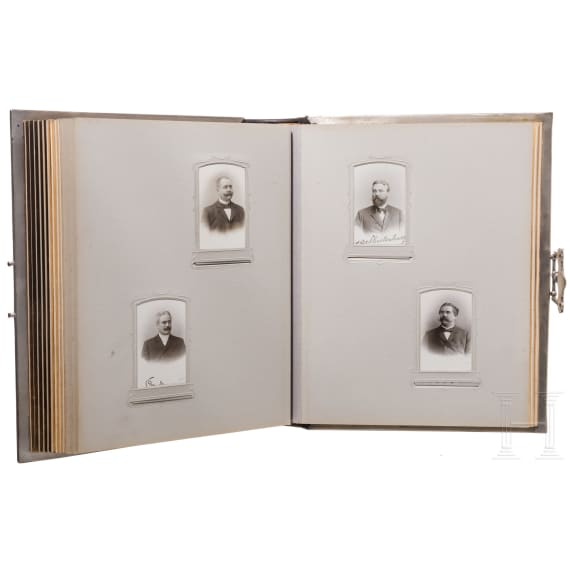 Landrat Dr. Georg von Borries - prunkvolles Fotoalbum zu seinem Abschied, Herford, 1902