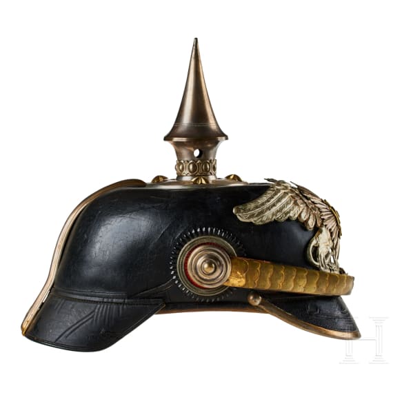 Helm f&uuml;r Offiziere im 1. Badischen Leib-Grenadier-Regiment Nr. 109