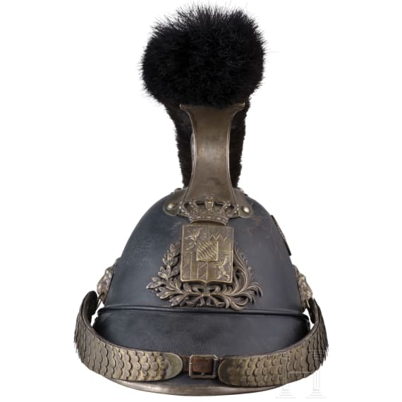 Helm f&uuml;r Wachtmeister der B&uuml;rgerwehr-Kavallerie, um 1850