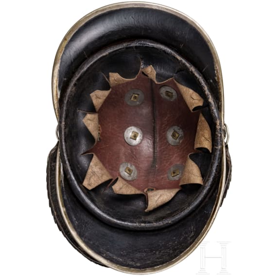 Helm f&uuml;r Wachtmeister der B&uuml;rgerwehr-Kavallerie, um 1850