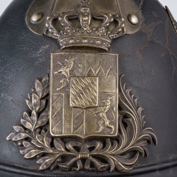 Helm f&uuml;r Wachtmeister der B&uuml;rgerwehr-Kavallerie, um 1850