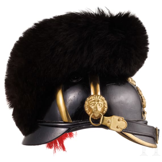Raupenhelm M 1868 f&uuml;r Offiziere der Feldartillerie