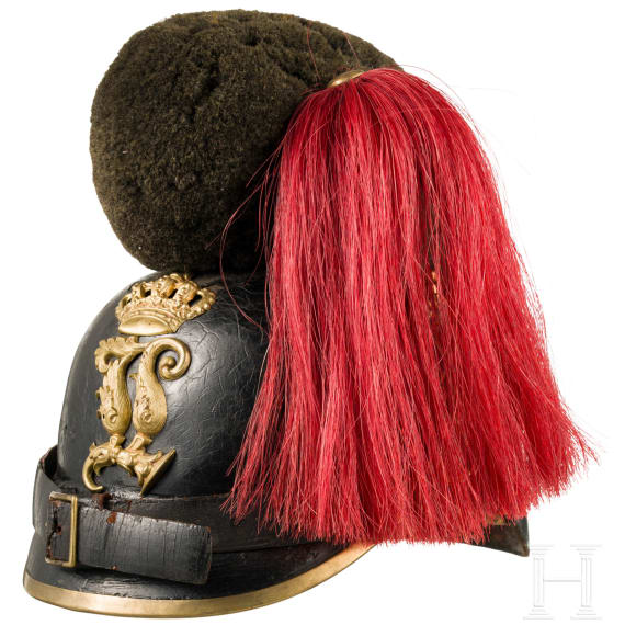 Raupenhelm M 1868 f&uuml;r Mannschaften der Artillerie