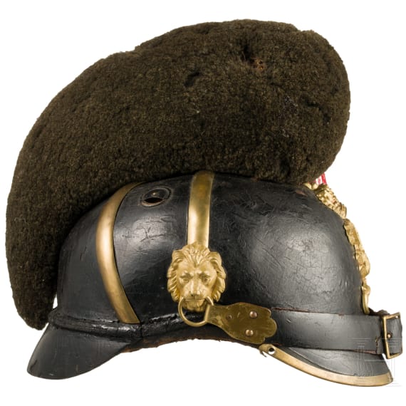 Raupenhelm M 1868 f&uuml;r Mannschaften der Artillerie