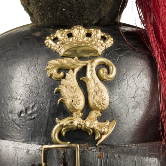 Raupenhelm M 1868 f&uuml;r Mannschaften der Artillerie