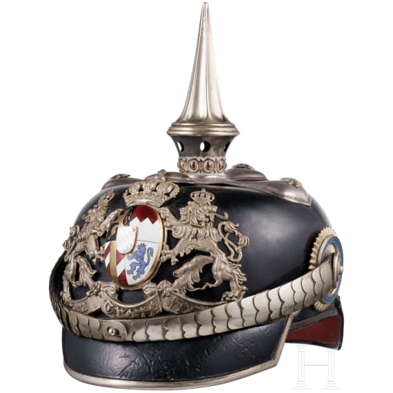 Helm M 1886 f&uuml;r Generale der bayerischen Armee, Trageweise ab 1913