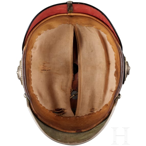 Helm M 1886 f&uuml;r Generale der bayerischen Armee, Trageweise ab 1913