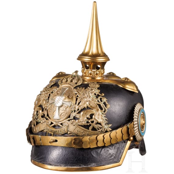 Helm M 1886 f&uuml;r Reserveoffiziere der Infanterie