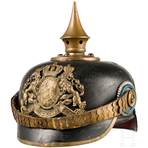 Helm M 1896 f&uuml;r Einj&auml;hrig-Freiwillige der Infanterie