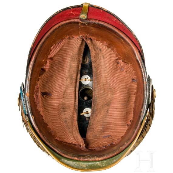 Helm M 1896 f&uuml;r Einj&auml;hrig-Freiwillige der Infanterie