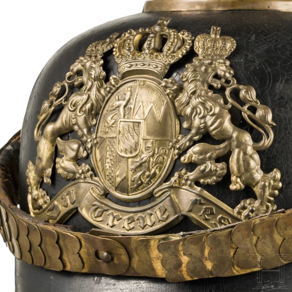 Helm M 1896 f&uuml;r Einj&auml;hrig-Freiwillige der Infanterie