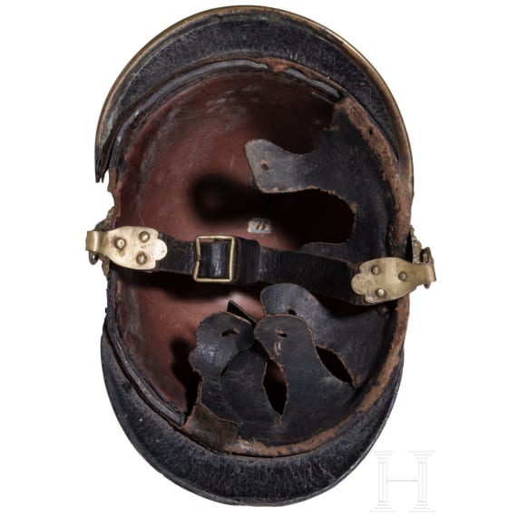 F&uuml;nf Feuerwehrhelme, 19./20. Jhdt.