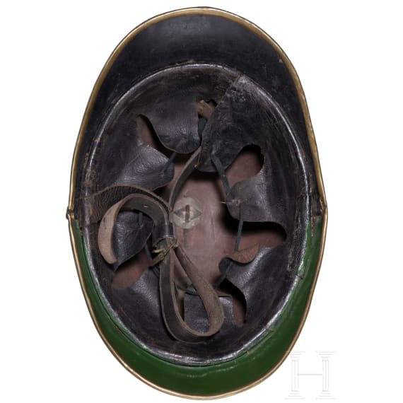 F&uuml;nf Feuerwehrhelme, 19./20. Jhdt.