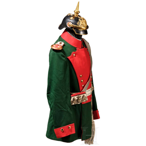 Uniformensemble f&uuml;r einen Rittmeister im K&ouml;niglich Bayerischen 5. Chevaulegers-Regiment "Erzherzog Friedrich von &Ouml;sterreich", um 1900