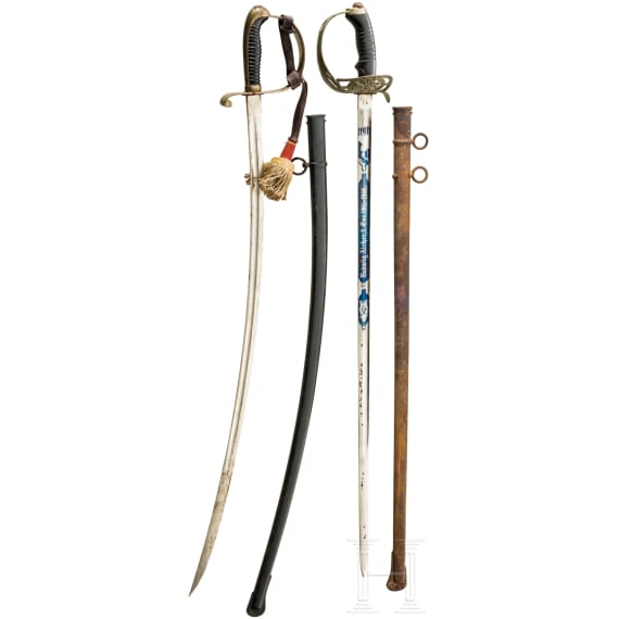 Kavalleriedegen M 1891 des K.B. 3. Chevaulegers-Regiments und Artilleries&auml;bel