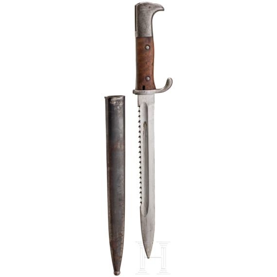 Seitengewehr KS 98, mit S&auml;ger&uuml;cken