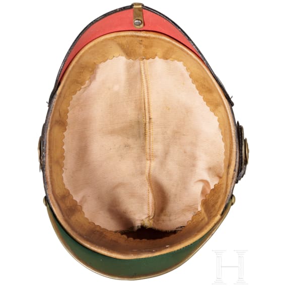 Helm f&uuml;r Reserveoffiziere der Infanterie, um 1910