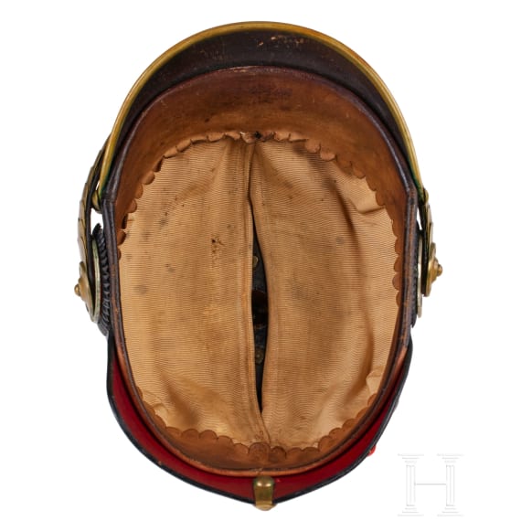 A helmet for Prussian Guard Landwehr Infantry Reserve Officers