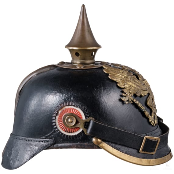 Helm M 1895 f&uuml;r Mannschaften der Infanterie und Helm&uuml;berzug